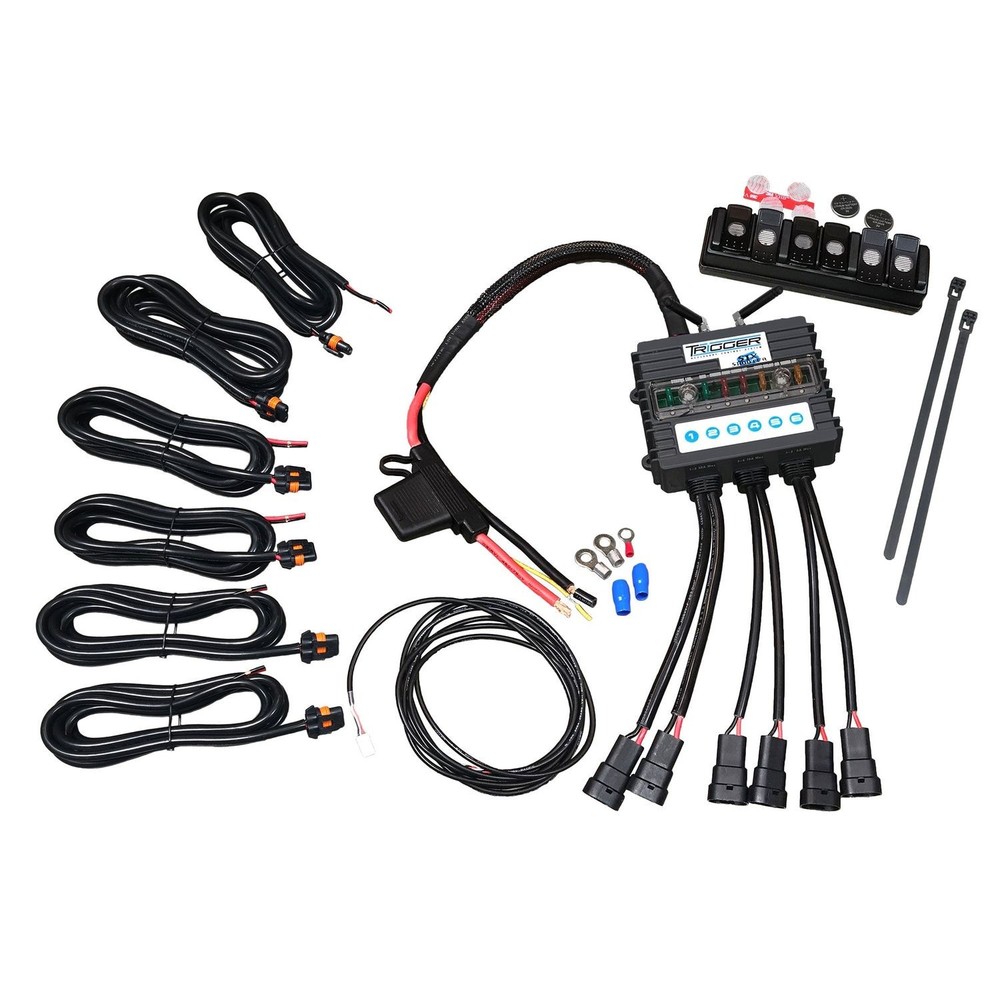 Trigger 3001 Relay system 6 switch, 6 Harness, RF/Bluetooth