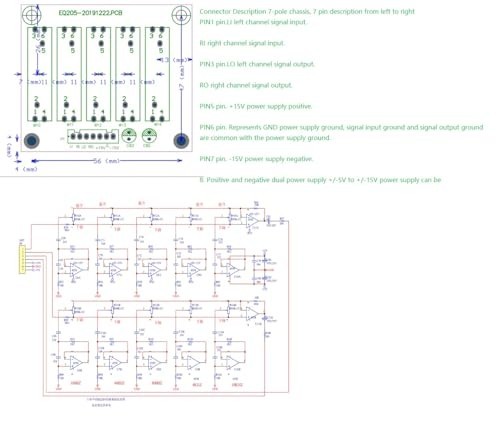 5-Band Stereo Equalizer Board Module | Audio Tone Preamplifier | High-Quality So