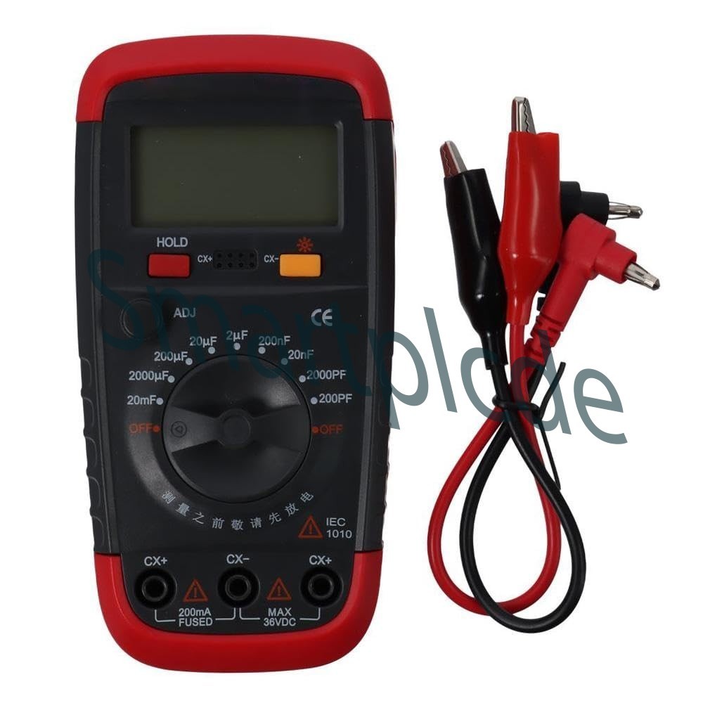 NEW Professional Capacitor Tester 200PF-20MF Handheld Digital Capacitance Meter