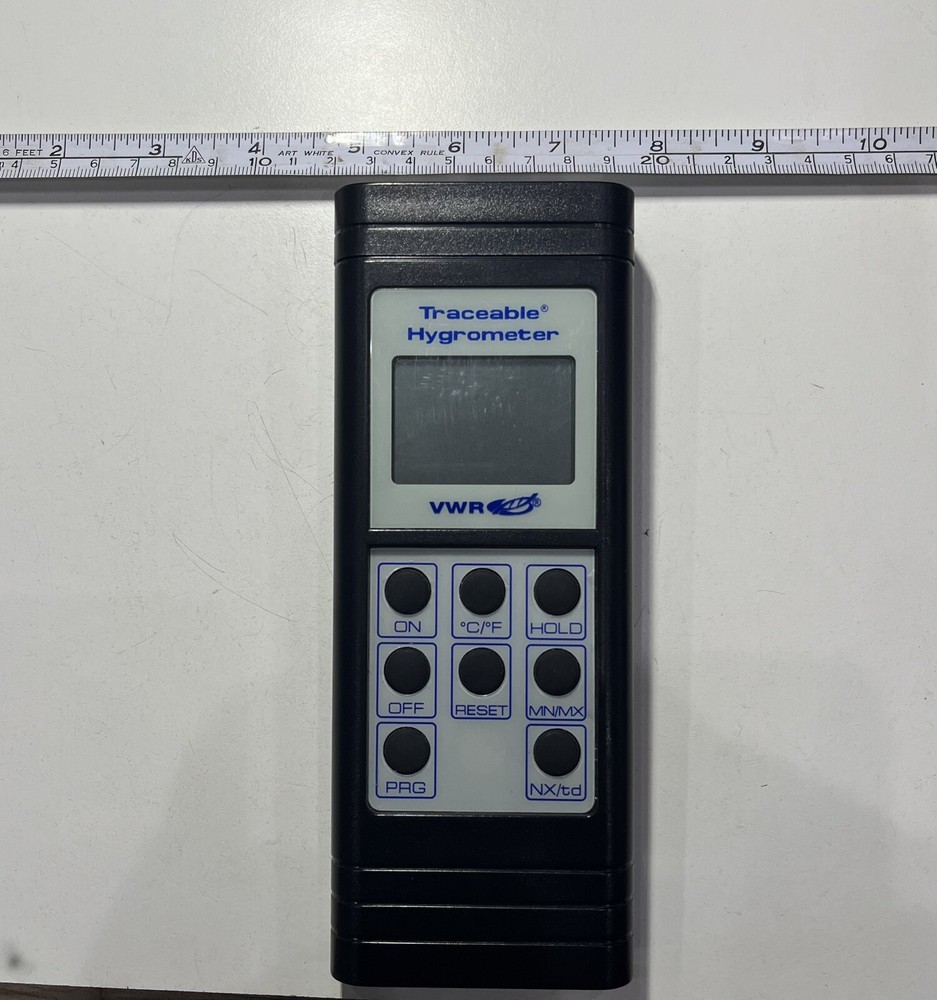 Traceable Hygrometer Thermometer with Memory and Probe by VWR