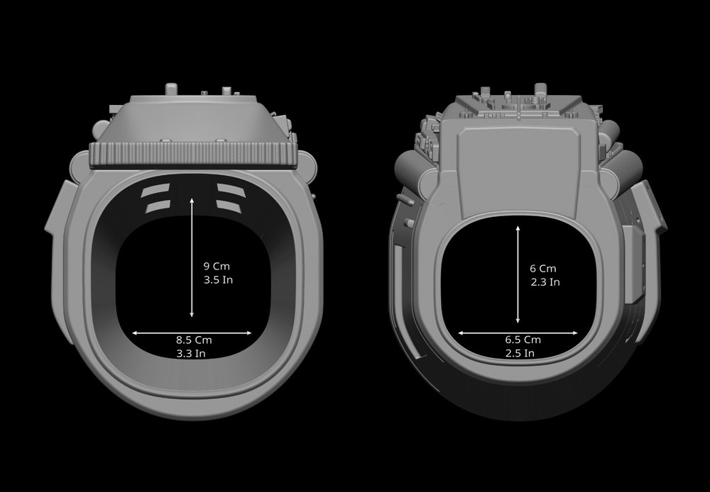 Predator Gauntlet Forearm Left 1987 scale 1:1 File STL-OBJ for 3D printer