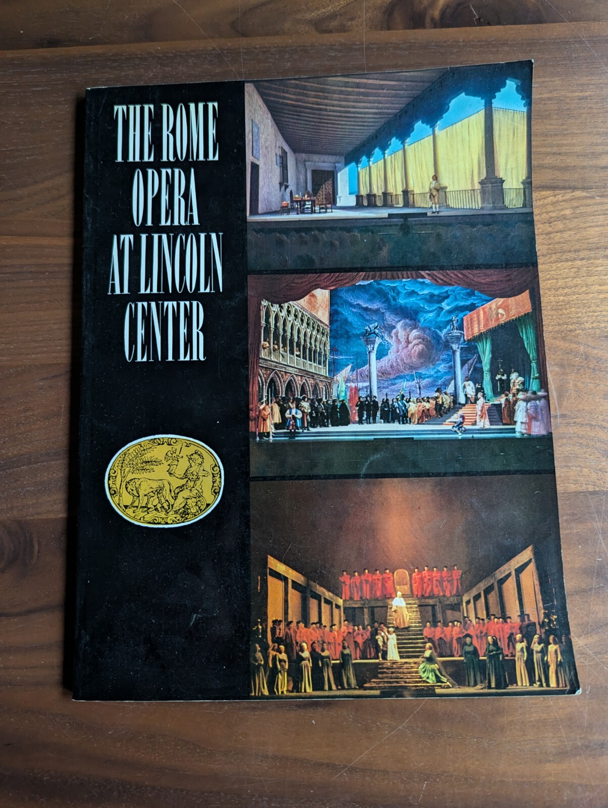 1968 Rome Opera At Lincoln Center Program Book Vintage Ephemera Collectible