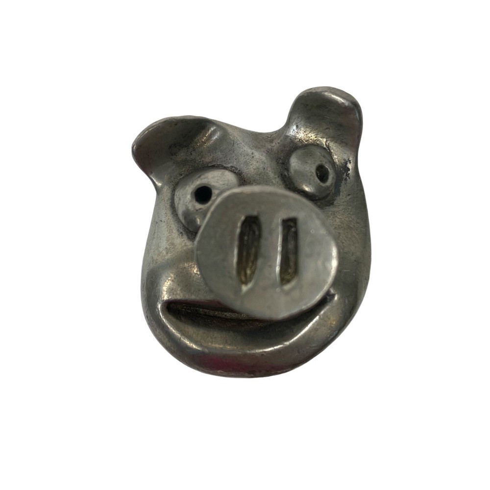 Roux Roux "Pig" Original Pewter Drawer Cabinet Pull