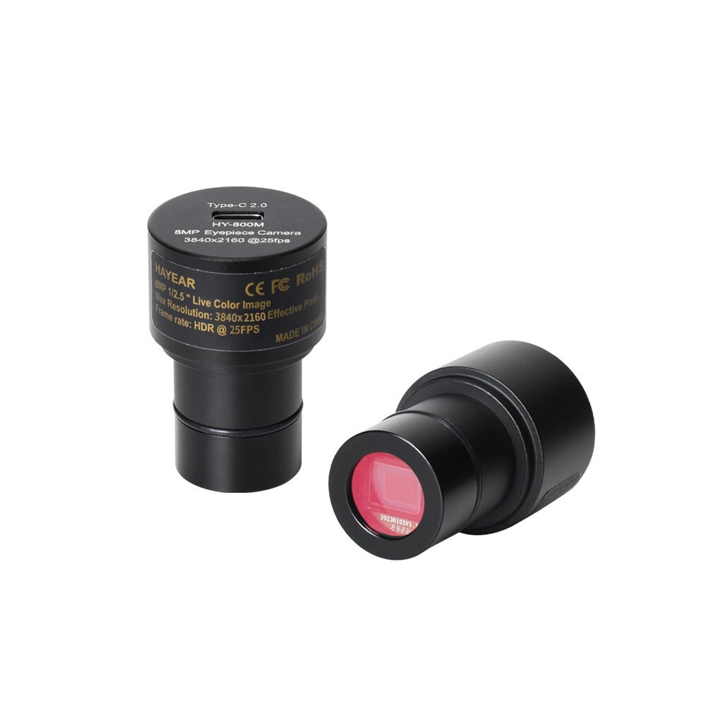 HD 8.0MP USB Digital Electronic Camera Eyepiece Microscope/Telescope w/ Adapter