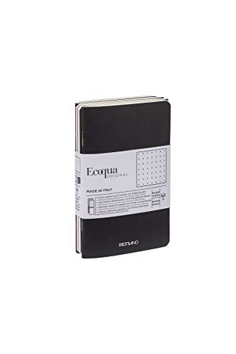 Fabriano EcoQua Set Pocket-Sized Notebook Packs, Dot Winter