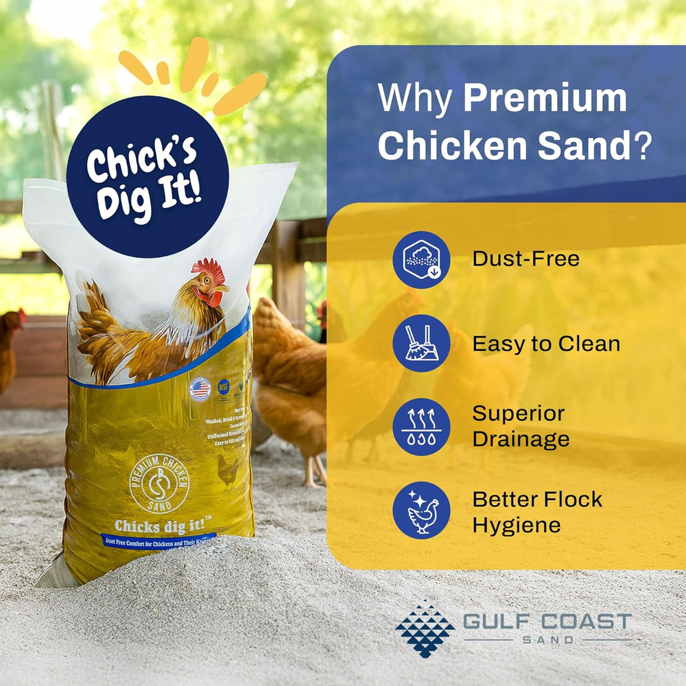 50 Lbs (-Pack) – Dust-Free, Odor-Control Bedding for Chicken Coops, Nesting Boxe