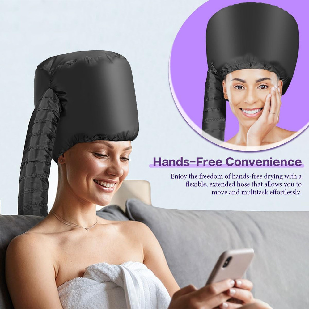 Gorro secador de pelo con capucha - Gorro de secado rápido