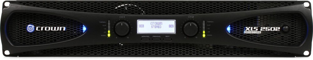 Crown XLS 2502 775W 2-channel Power Amplifier