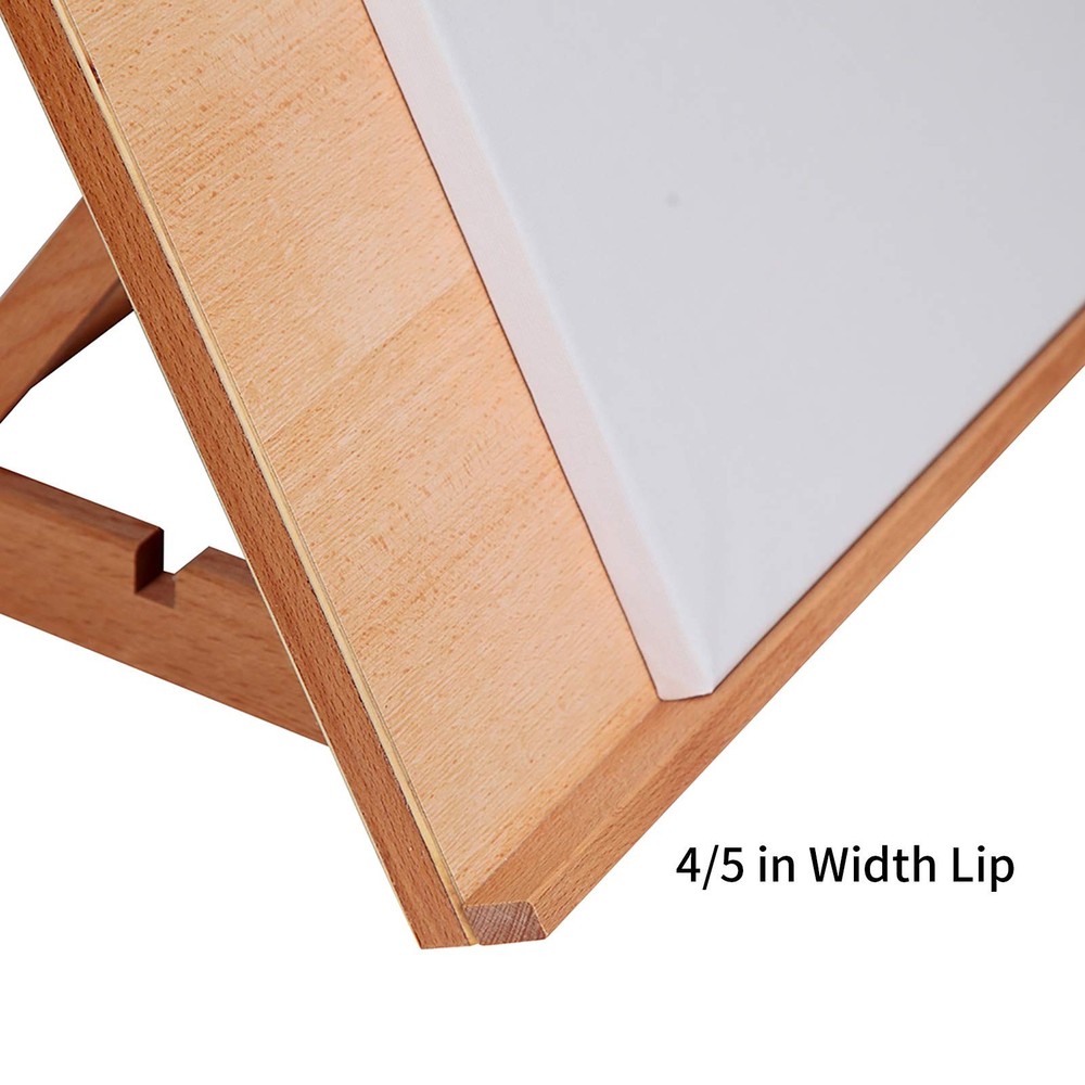 Falling in Art Extra Large 5-Position Wood Drafting Table Easel Drawing and