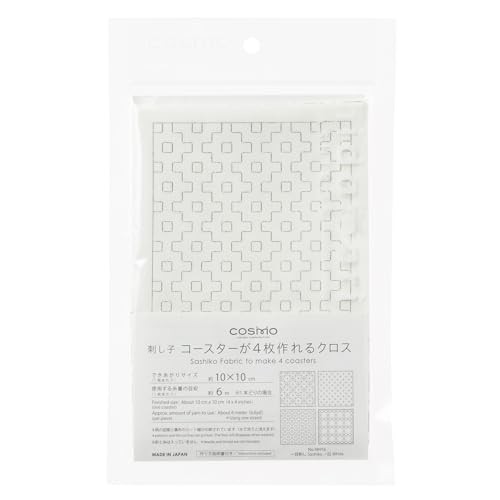 Cosmo Sashiko Kit Hitomezashi White 98916