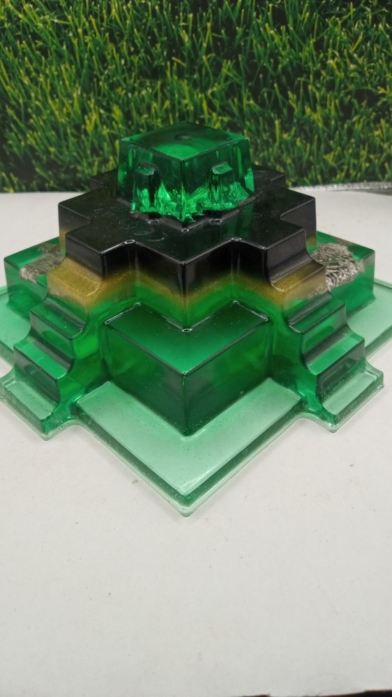 Bismuth Cystal Pyramid ~ Handmade ~ Unique Gift ~ ( last one )