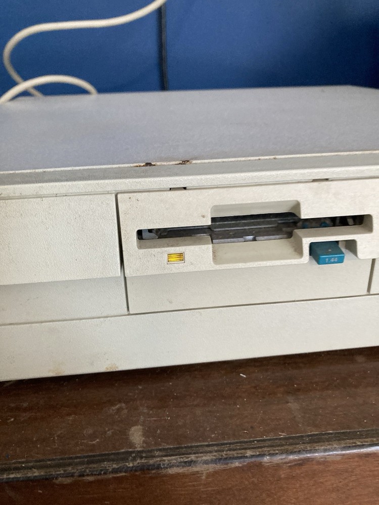 Vintage IBM PS/2 55 SX Computer Powers On