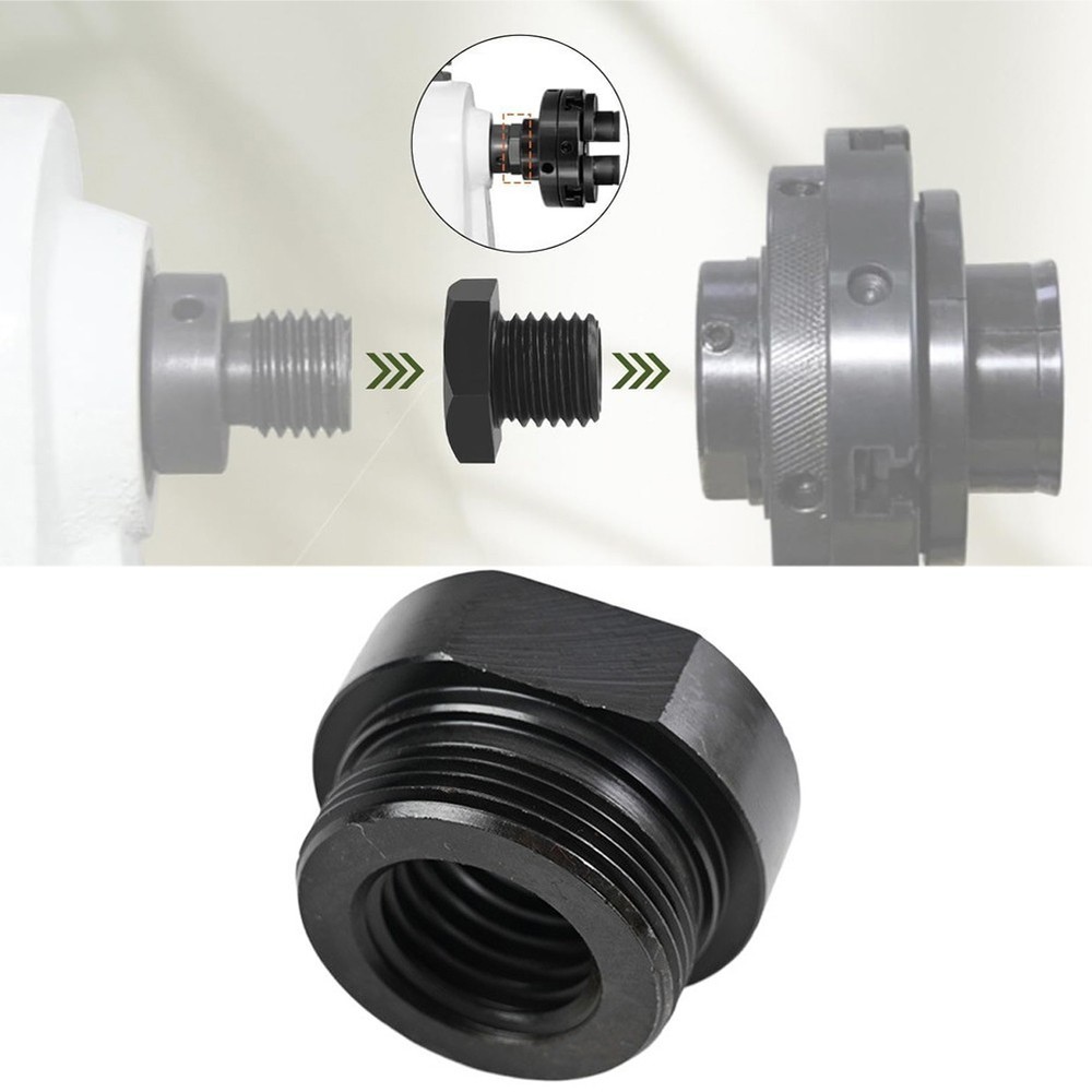 Wood Lathe Chuck Adapter Precision Thread 40mm Outer 254mm Inner Metal