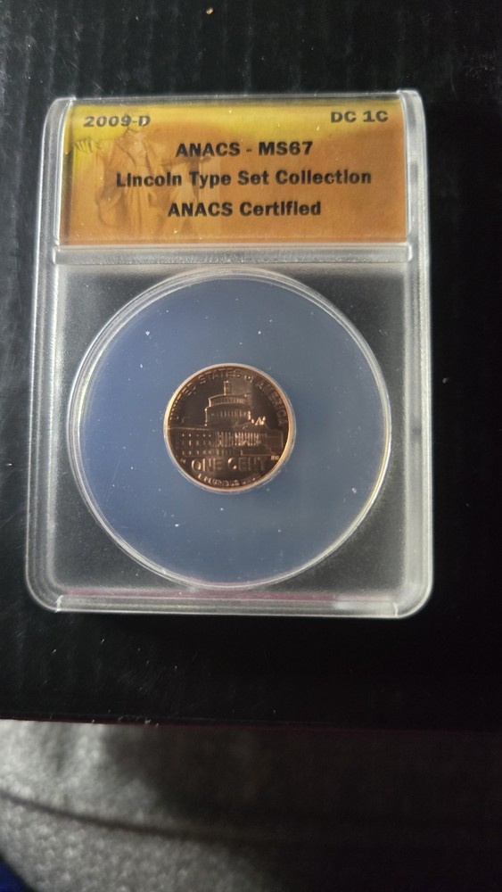 2009-D 1 Cent Capital Reverse Type Set Collection. ANACS MS67 RD