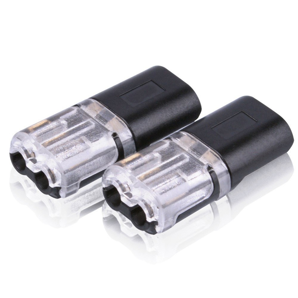 Secure Plug-In Connector Terminal Connection 10pcs Double-wire Reusable