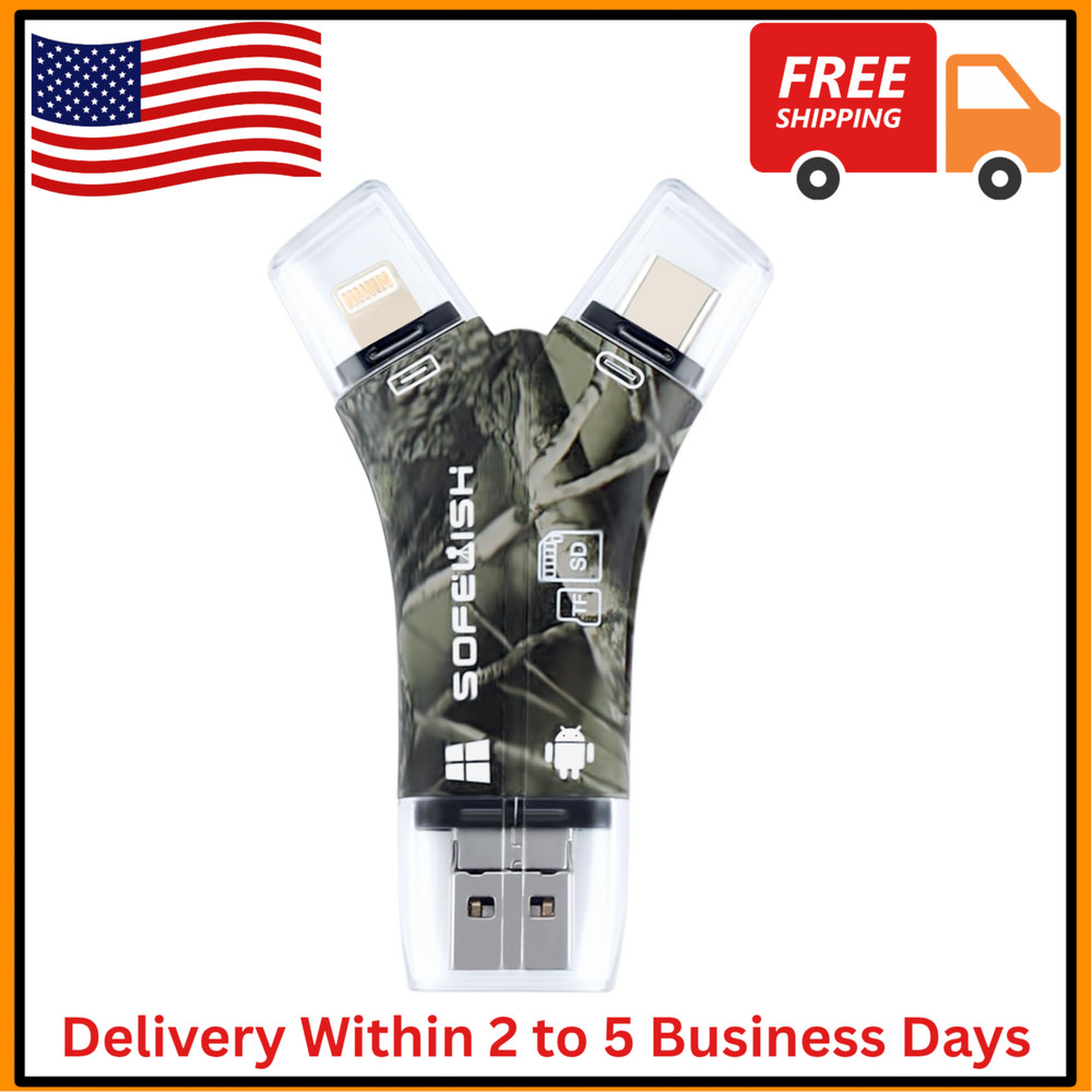 SD Card Reader for Iphone/Ipad/Android/Mac/Pc/Camera, 4 In1 Micro SD Card Reader