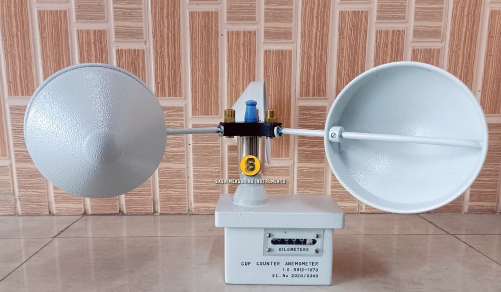 Weather Station Cup Counter Anemometer Mechanical Educational Physics Lab