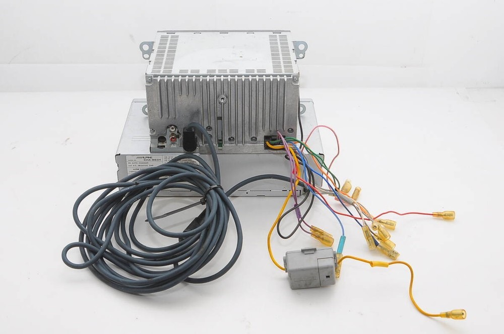 ALPINE MDA-W905JB CD MD Player & CHA-S634 CD Changer Bundle Tested Working