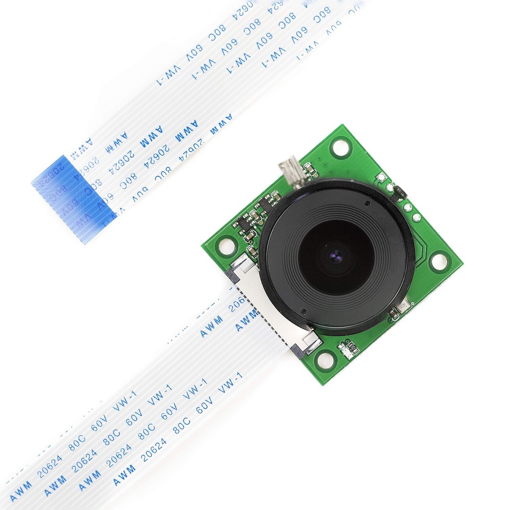 Raspberry Pi 5 Camera Module Interchangeable CS Mount Lens 5MP OV5647 1080P