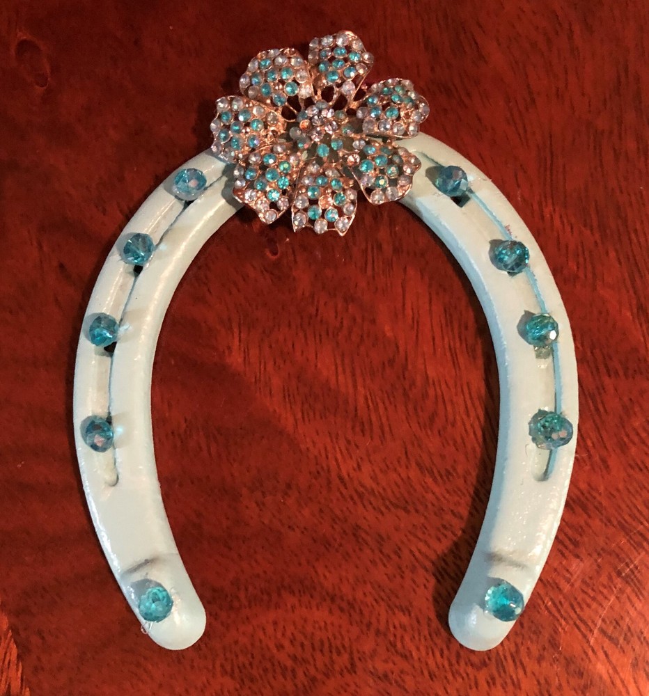 Small Horseshoe Decor, Bling, Handcrafted