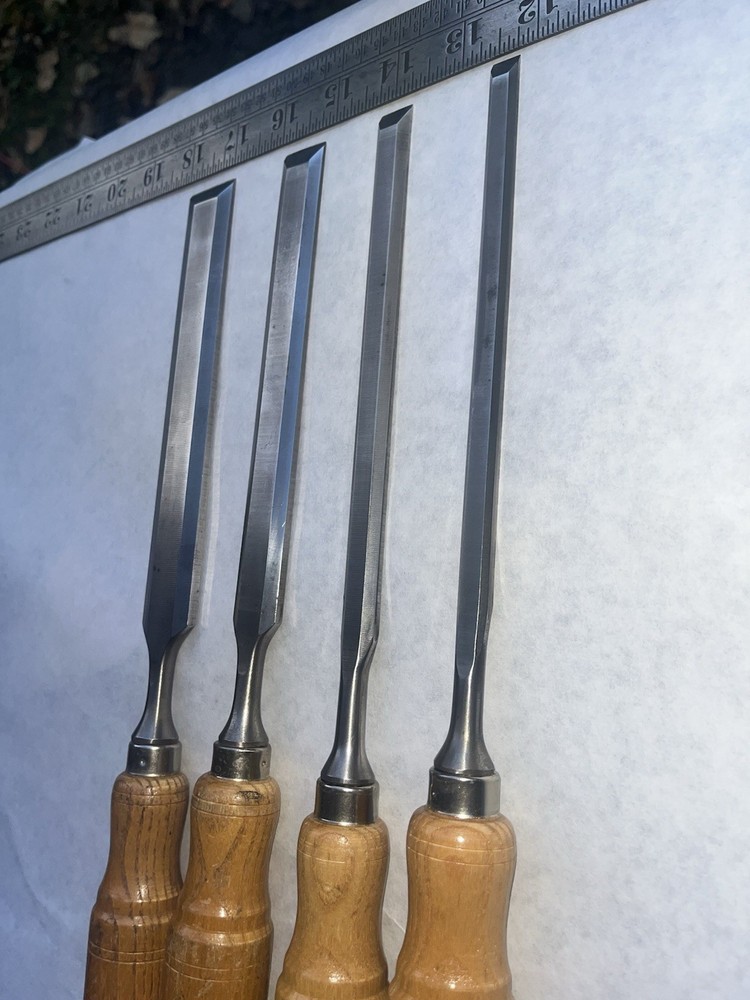 Buck patternmaker Bevel edge chisels Wood Carving Tool Set