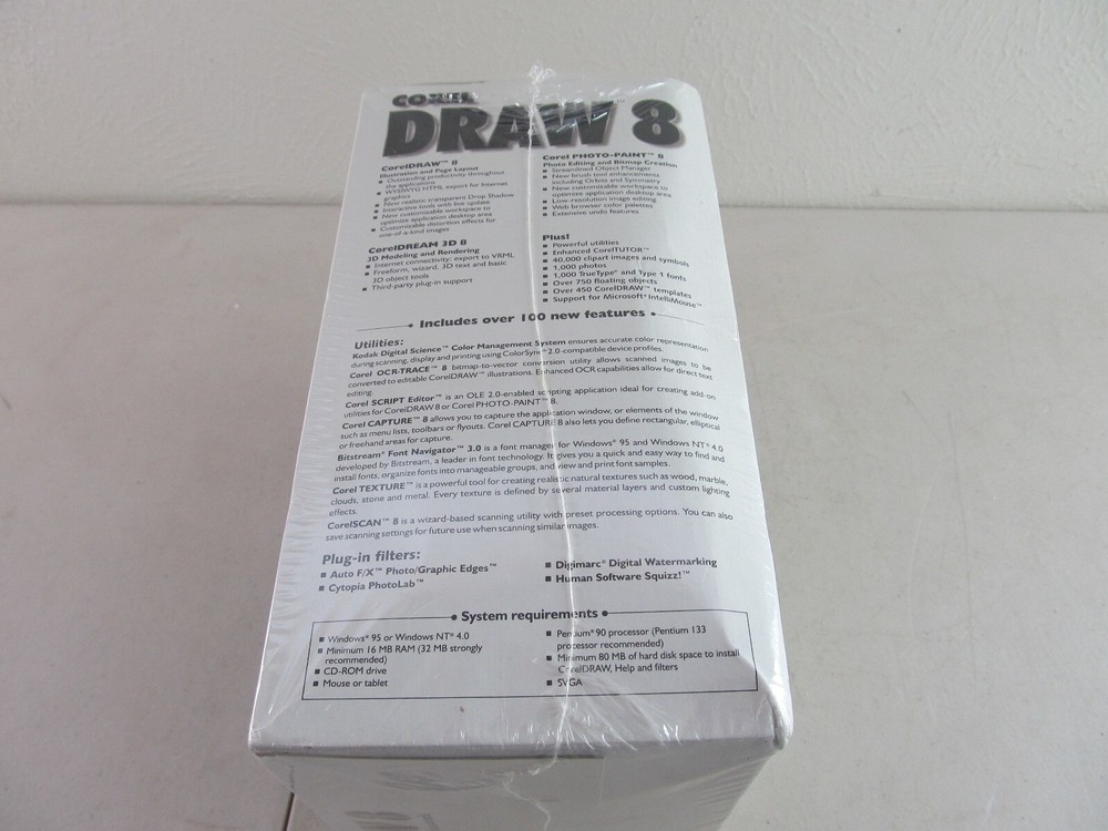 Coreldraw 8 New, Sealed Box