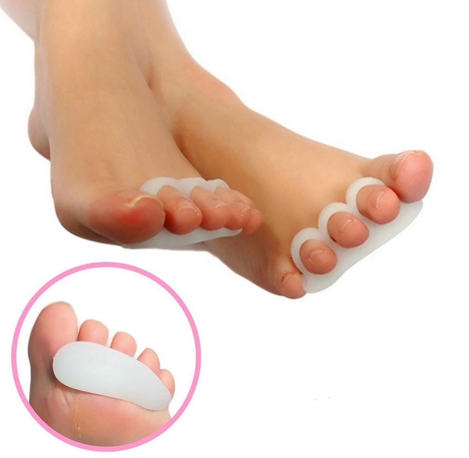 2 Gel Toe Separators Orthotics Stretchers Align Correct Overlapping Hammer Toes