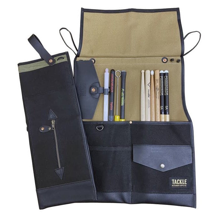 Tackle Bi-Fold Stick Bag Black