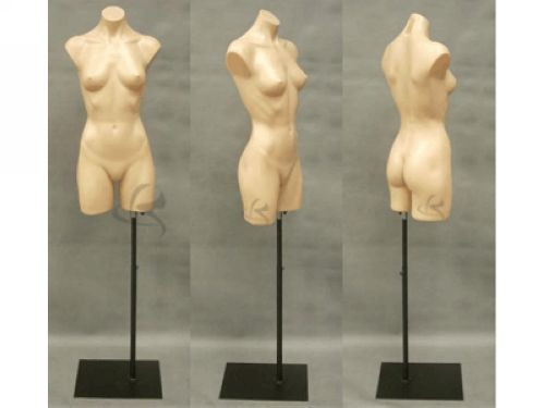 Female Manequin Mannequin Manikin Torso Form #PS-P907F+BS-05BK