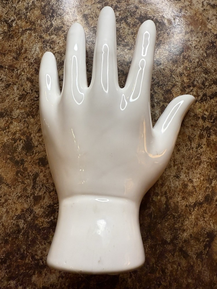 Palmistry Fortune Telling Palm Reading Hand Ceramic Statue