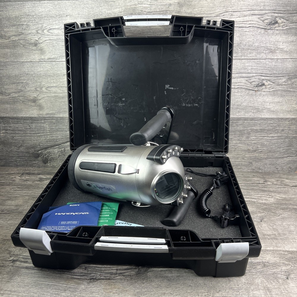SILVERFISH Underwater P-VERSION CAMCORDER 160m Untested Looks New