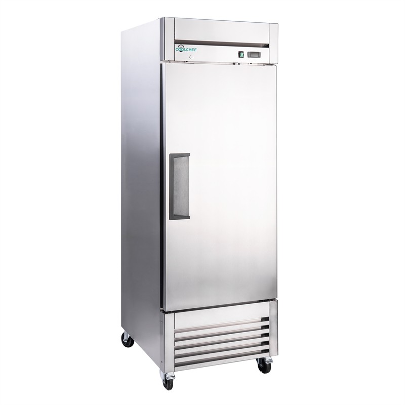 27″ Reach-In Commercial Refrigerator Digital Thermostat NSF Certified 23 Cu. Ft