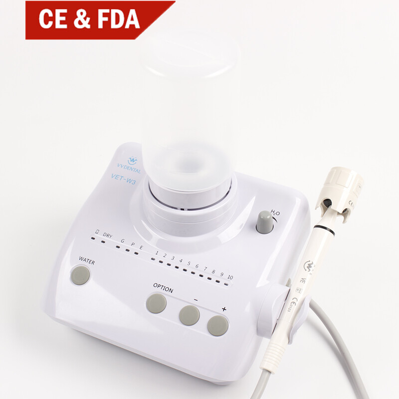 FDA Dental Scaler Ultrasonic Scaler Piezo for Cavitron EMS+Handpiece+2Bottles