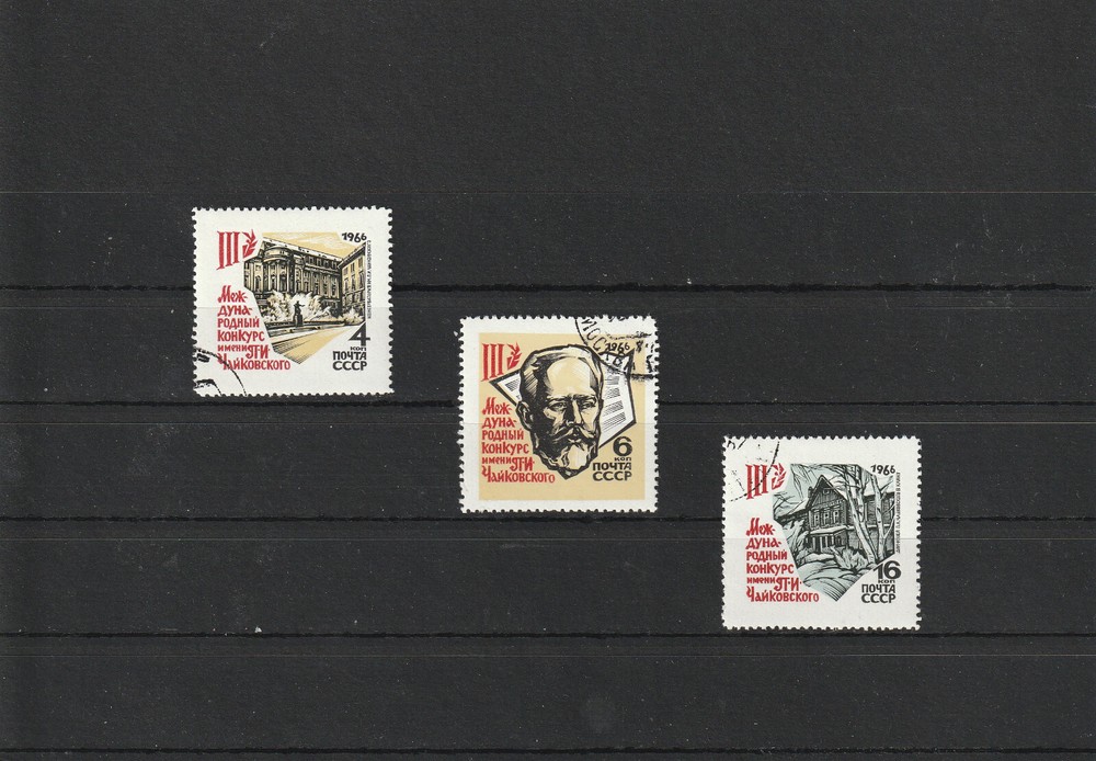 USSR Mi. No.3218-3220.----1966.   P-58