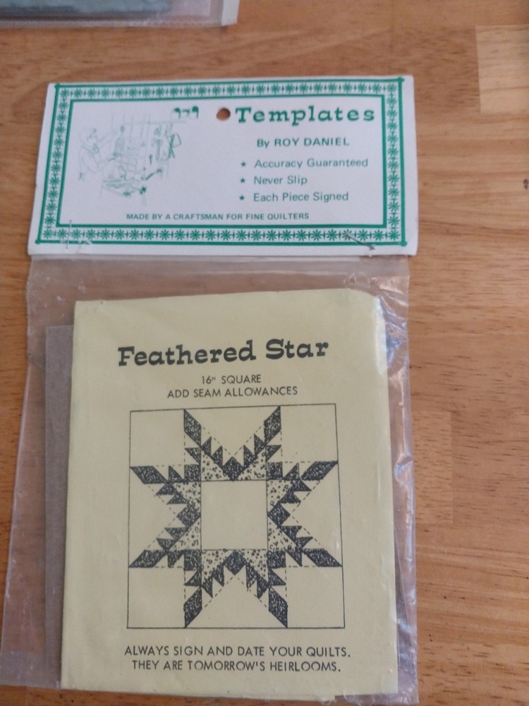 Roy Daniel Template Feathered Star