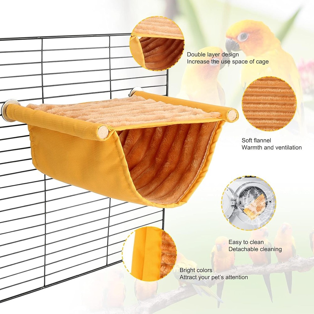 Warm Hanging Bird Nest Bed Yellow