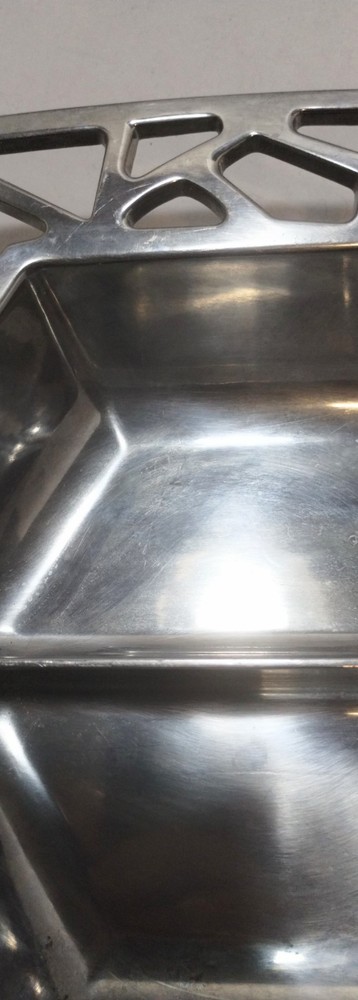 Wilton Armetale Symphony 11.5" Hexagonal Divided Serving Bowl