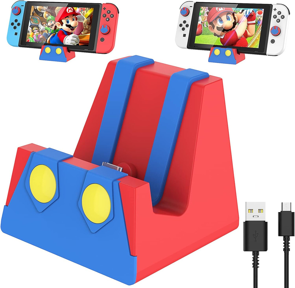 Switch Charging Dock for Nintendo Switch/Lite/Oled, Portable Charger Base Stand