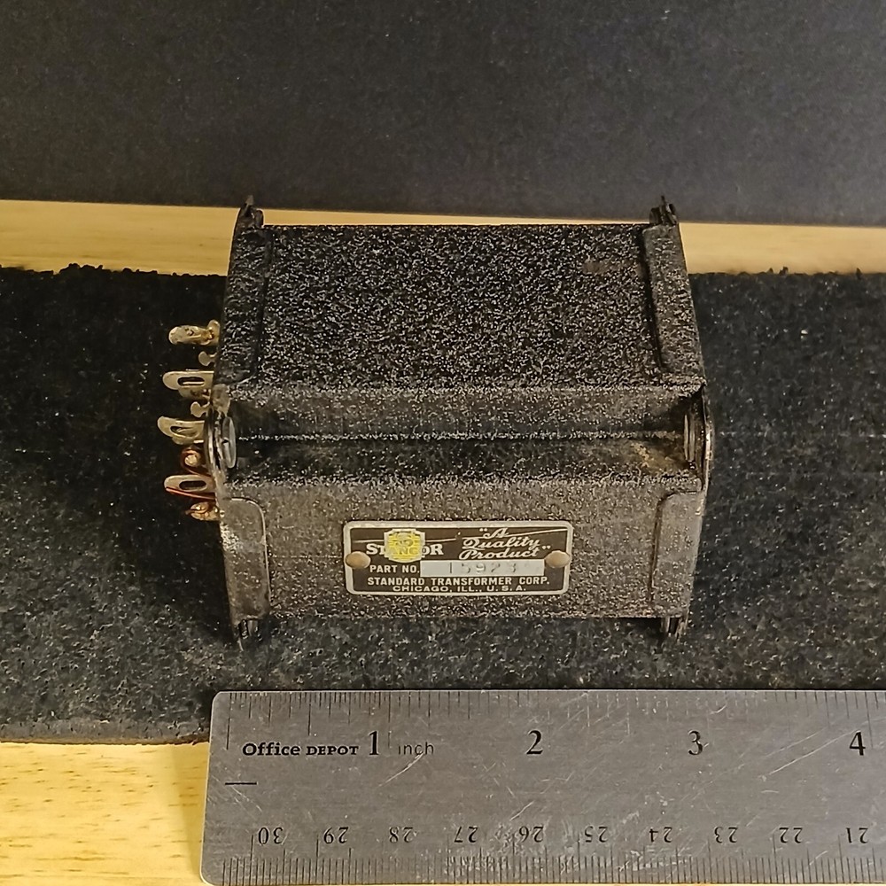1944 Stancor # 15923 Deco Square Transformer