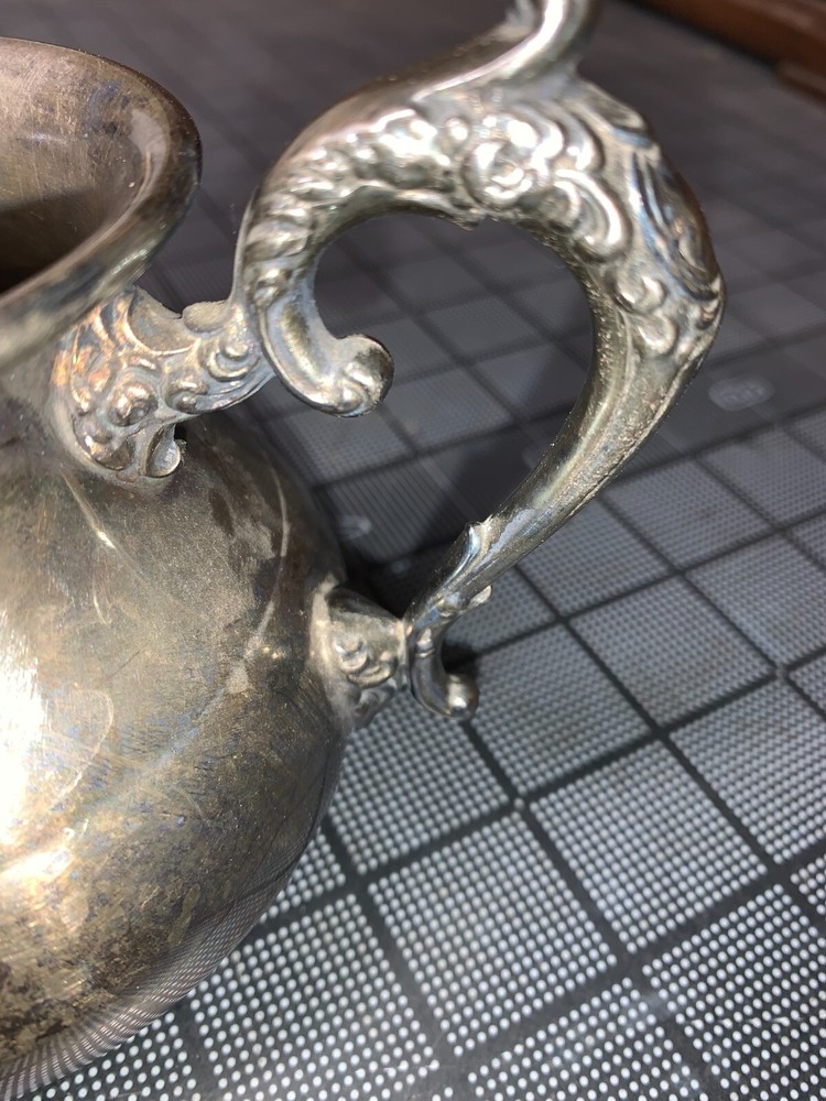 Antique Waldorf Silver Plated Cream Pitcher