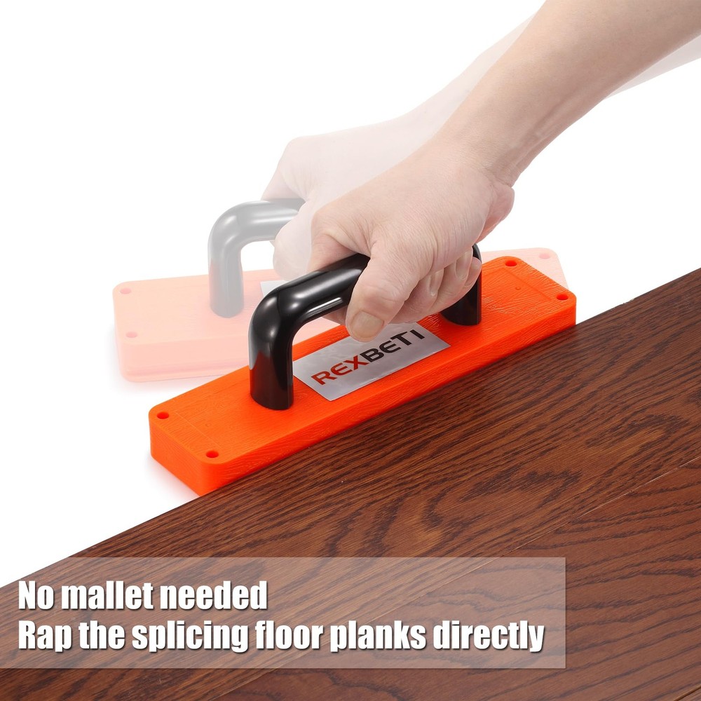 Laminate Wood Flooring Installation Kit with Tapping Block Pull Bar Mallet