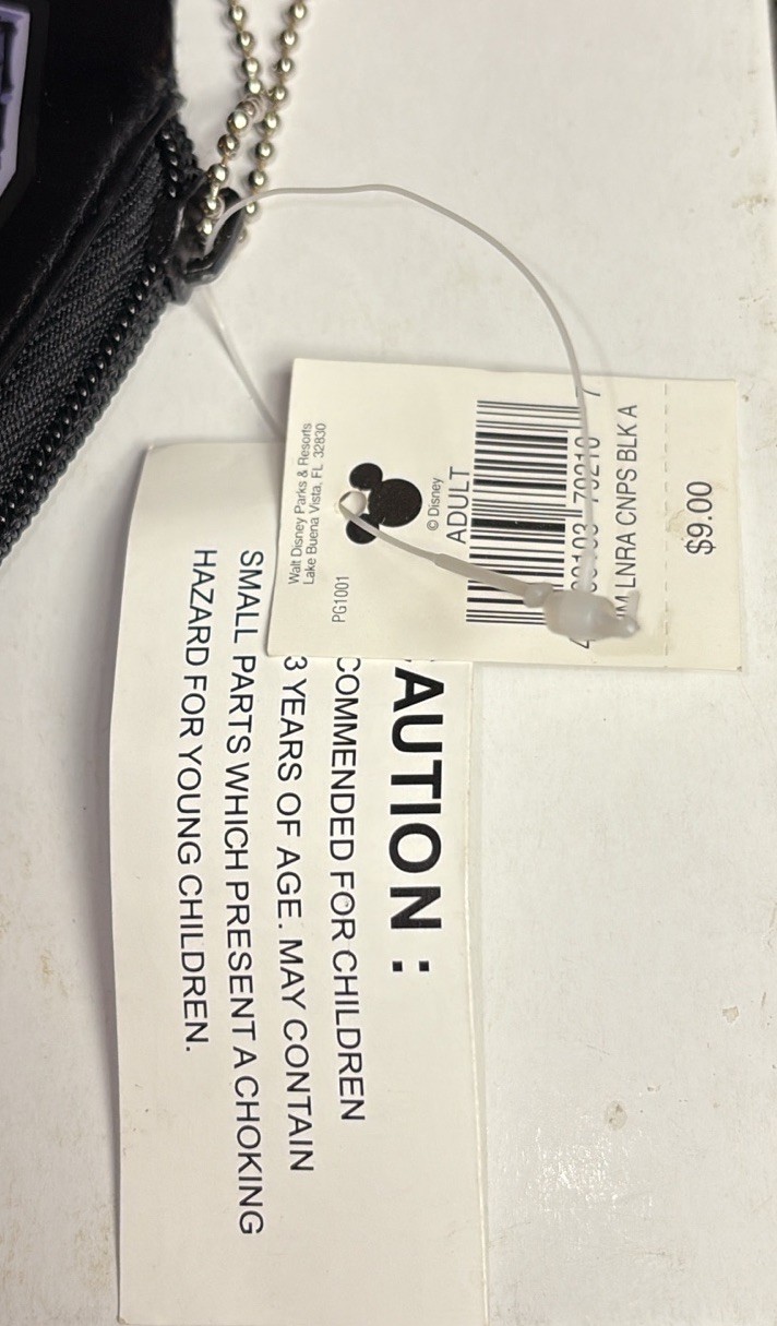 Disney Parks The Haunted Mansion Goth Maid Coffin Coin Purse RARE!!