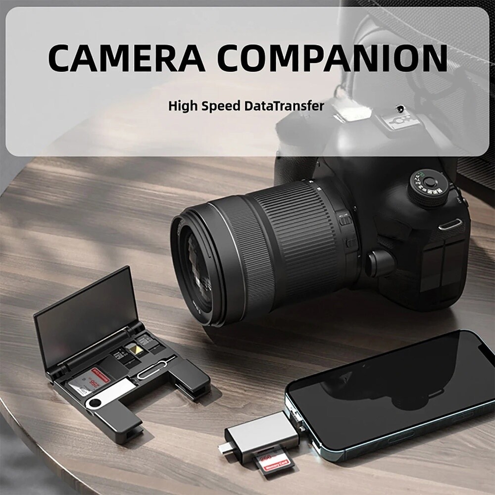 USB 3.0 SD Card Reader for PC, Laptop, Mac, Windows, Linux, Chrome, iPhone, iPad