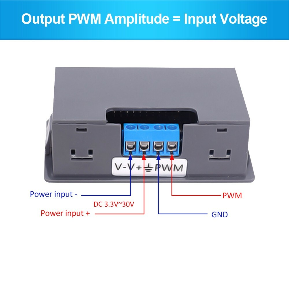5X Signal Generator Module Adjustable PWM Pulse Frequency Duty Cycle Square Wave