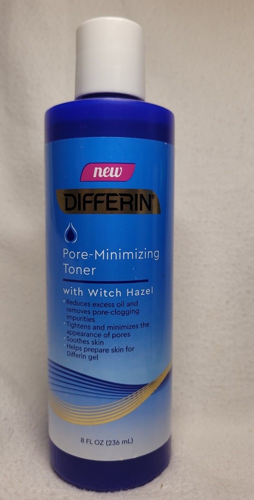 3 Differin Pore-Minimizing Toner w/Witch Hazel ~ 8 oz Each