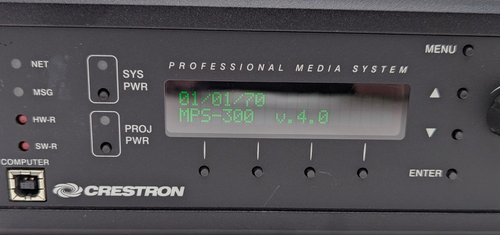 Crestron MPS-300 Professional Presentation System Switcher Amplifier Amp Control
