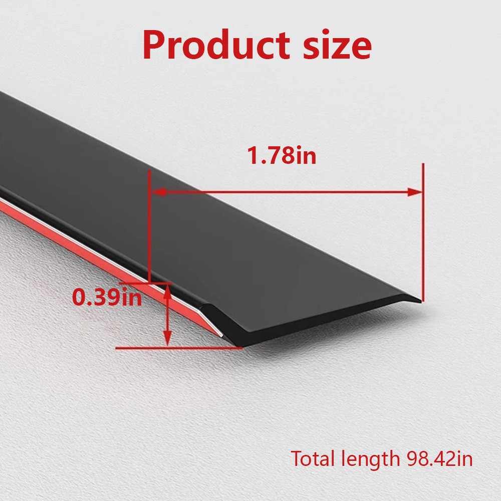 8.2FT Window Guard Seal Strip Trim Rain Deflector for Home Sliding Windows