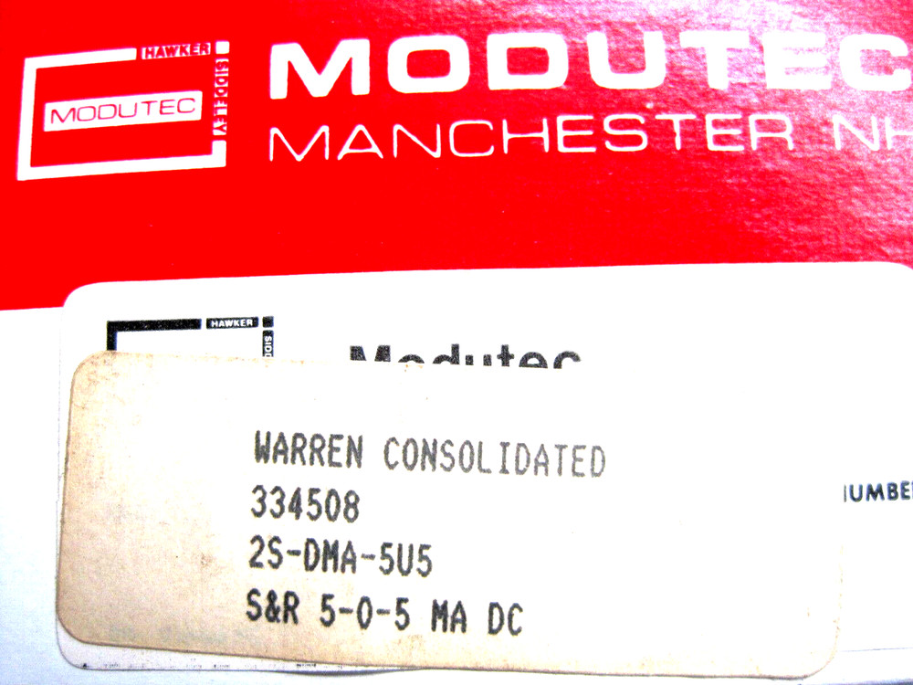 New Modutec 2S-DMA-5U5 Panel Meter 2SDMA5U5