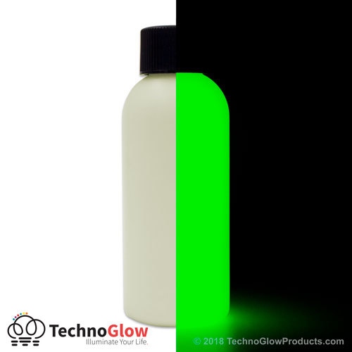 Glow in the Dark Paint, Ultra Green Glow & UV Acrylic by Techno Glow Paints