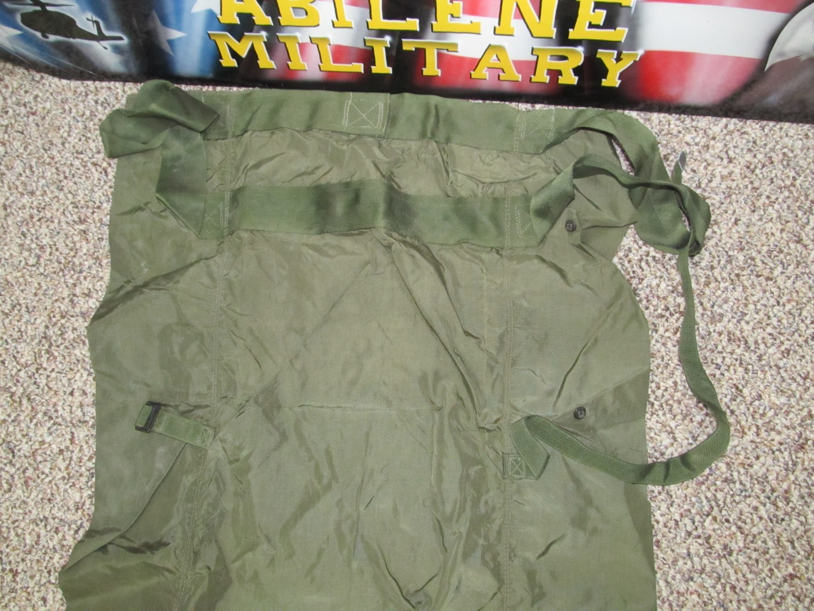 US Military Nylon Poleless Litter NSN:6530-00-783-7510 (olive drab)